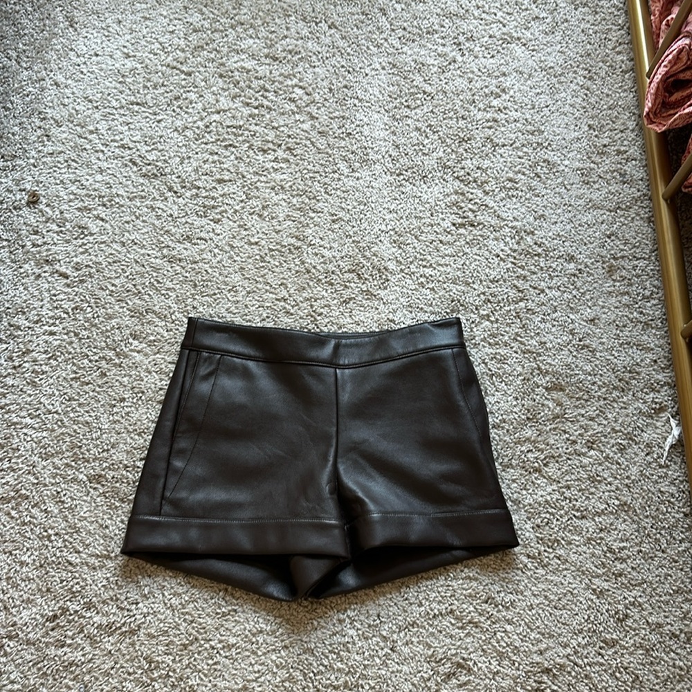 black shorts